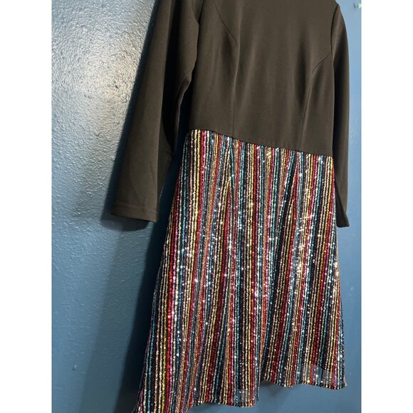 Hutch Black and Sequin NYE Dress Size 8 - Picture 5 of 10